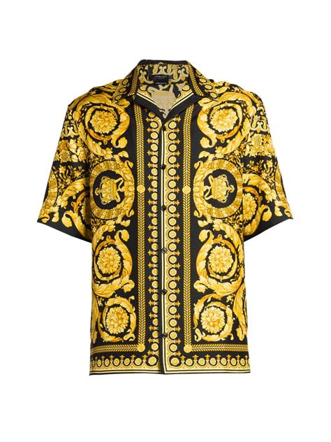 versace belt print shirt|Versace button up shirt.